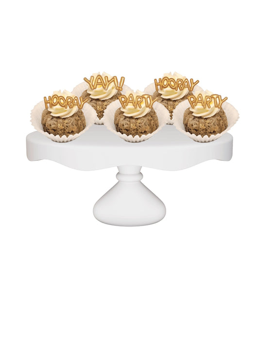 Cookies n' Cream | Mini Gold Balloons Bitty Bundts