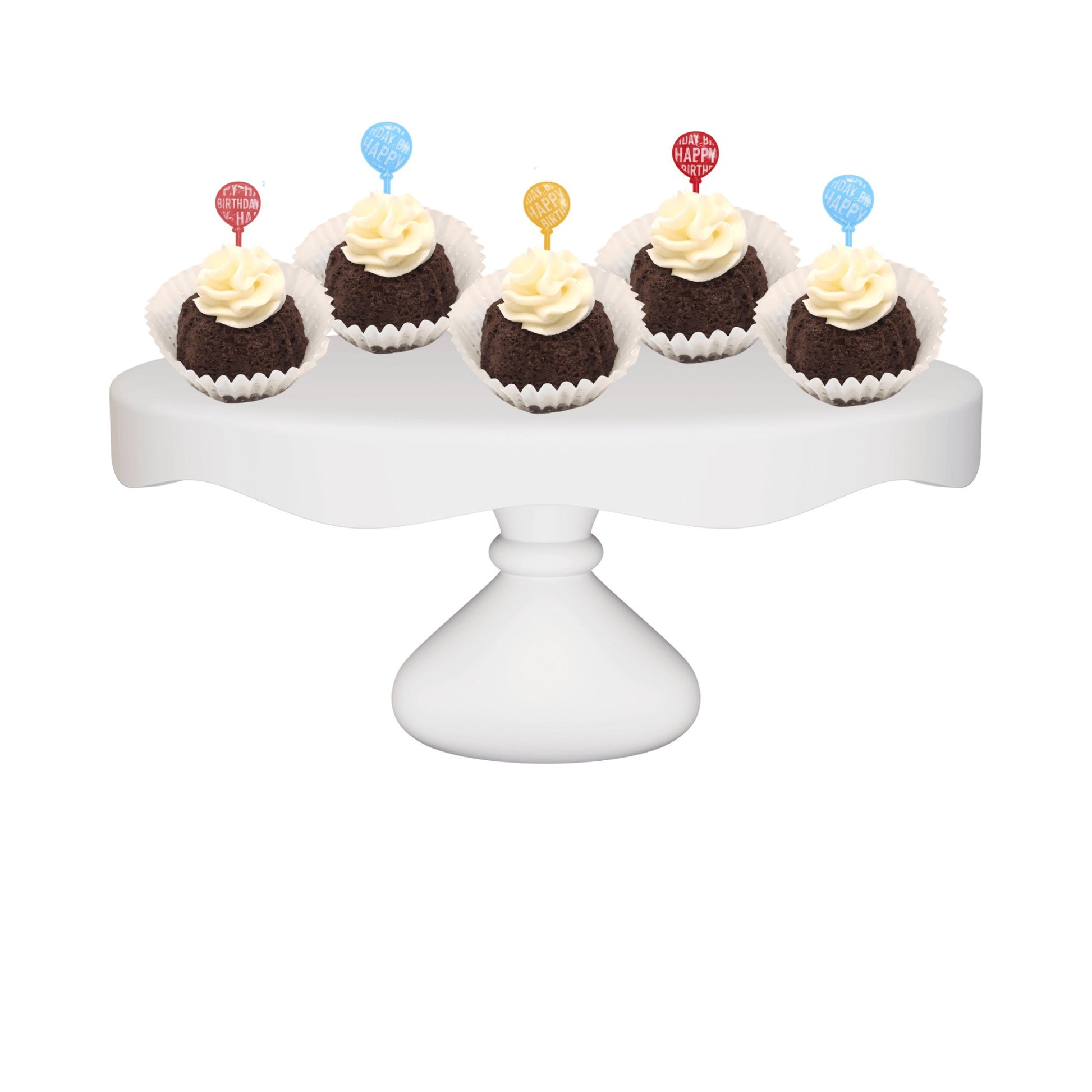 Double Chocolate | Colorful Balloon Bitty Bundts