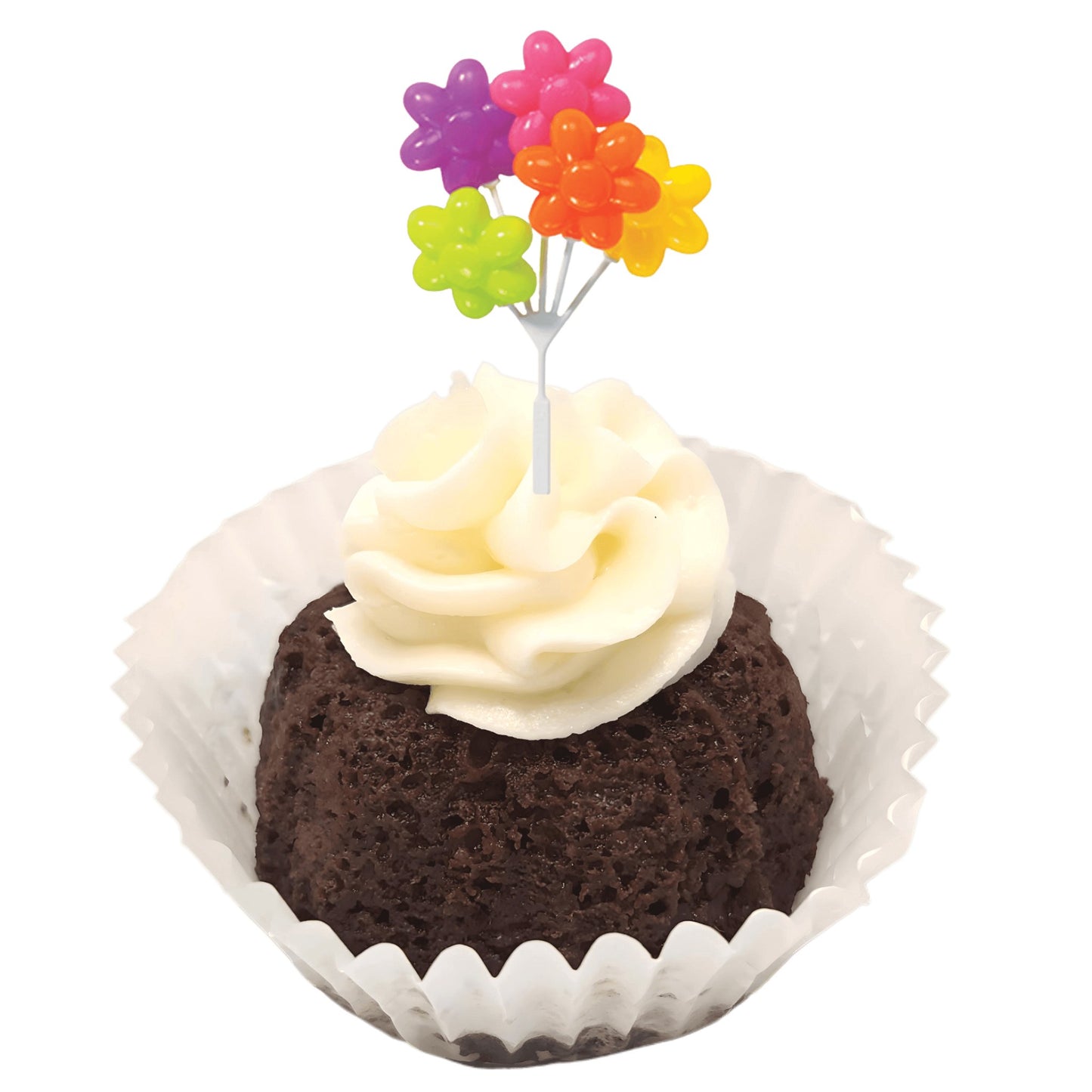 Double Chocolate | Flower Shaped Cluster Bitty Bundts