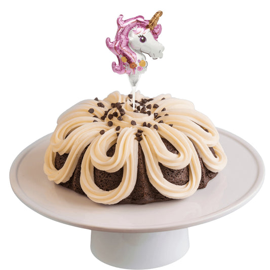 Double Chocolate Inflatable Unicorn Anagram® Bundt Cake