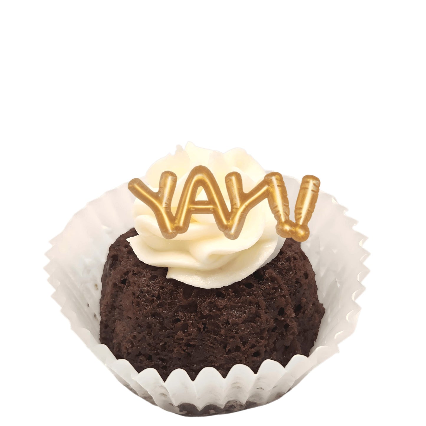 Double Chocolate Mini Gold Balloons Bitty Bundts