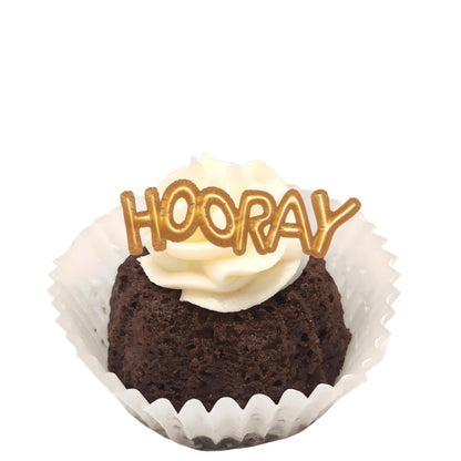 Double Chocolate Mini Gold Balloons Bitty Bundts