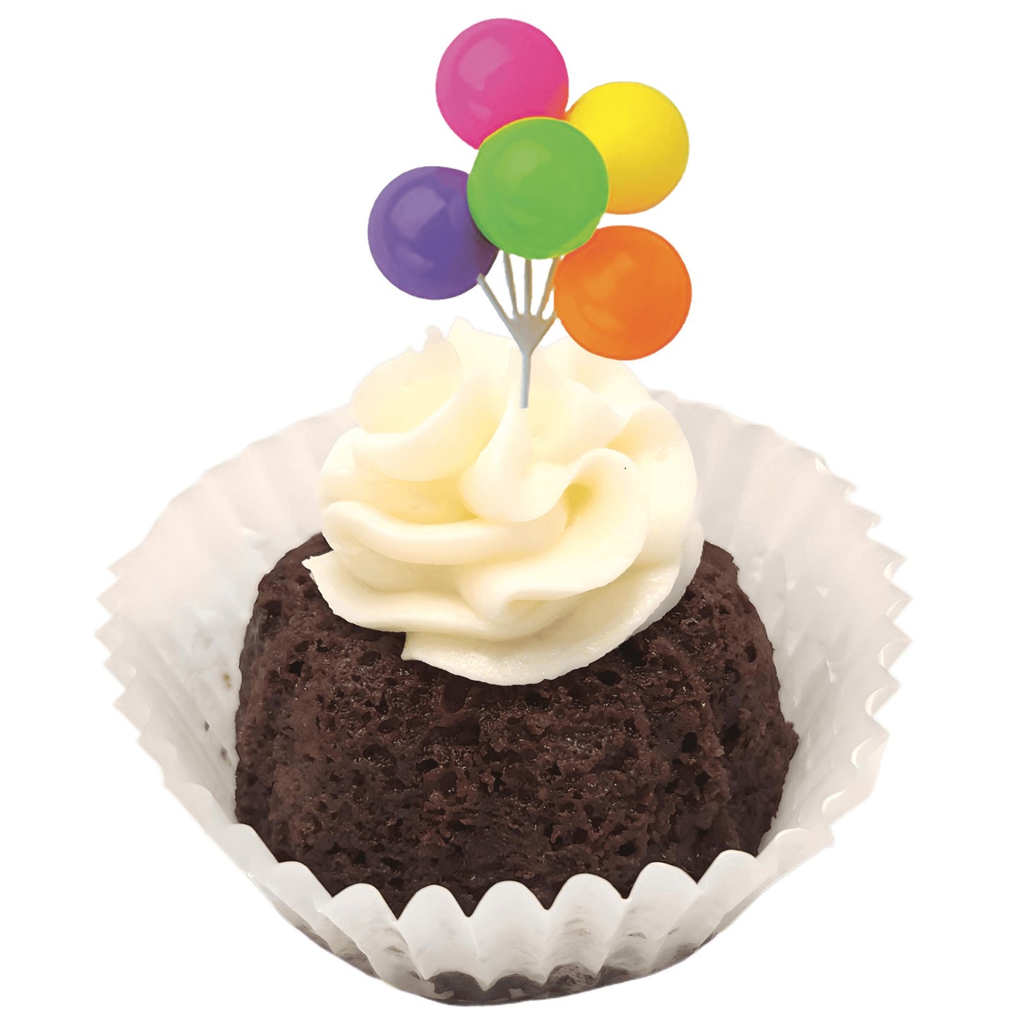 Double Chocolate Neon Balloon Cluster Bitty Bundts