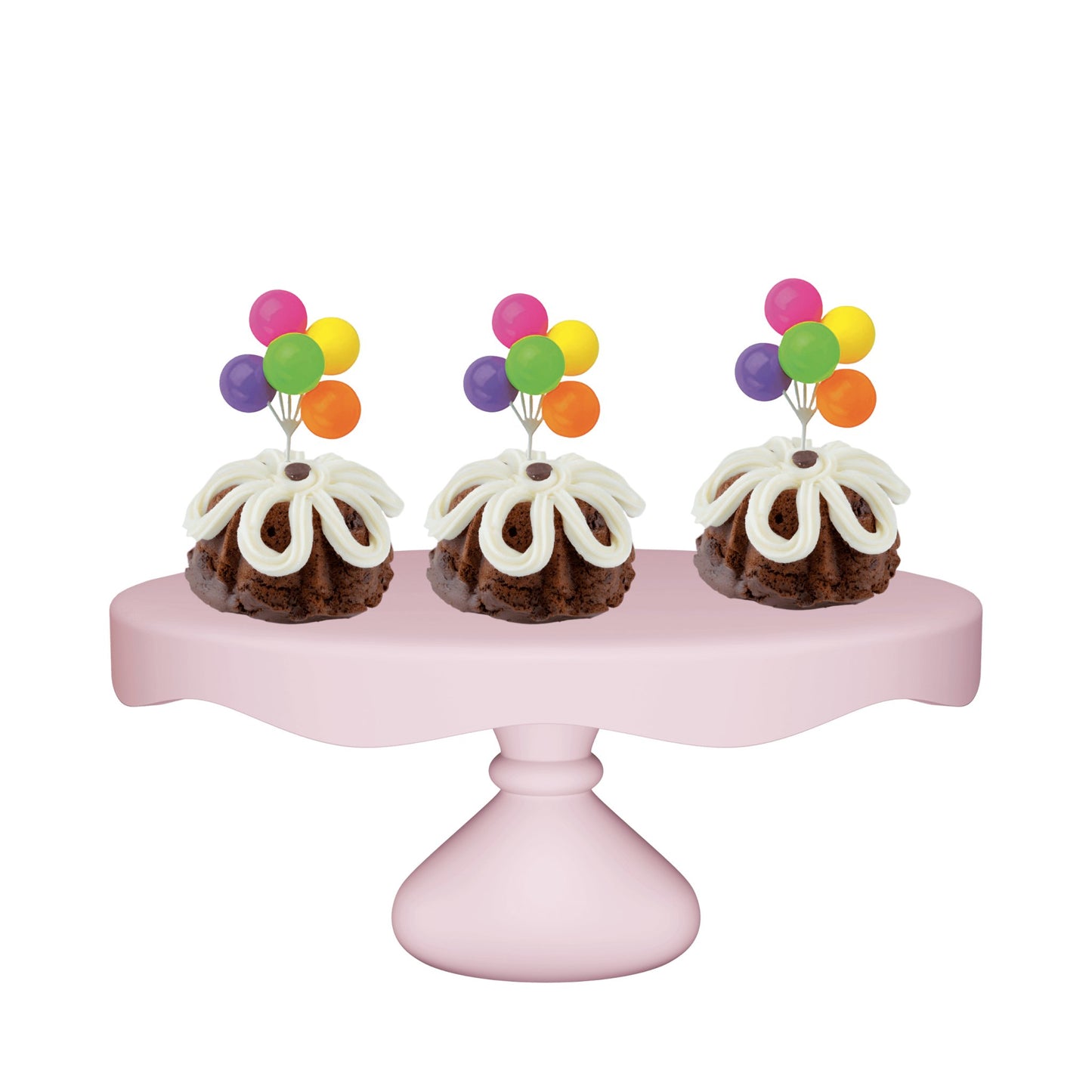 Double Chocolate Neon Balloon Cluster Bundties