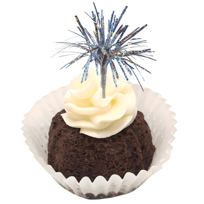 Double Chocolate Silver Sparkler Bitty Bundts