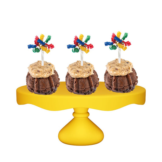 German Chocolate 4 - Color Primary Ribbon Bundties