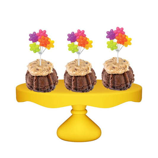 German Chocolate Flower Shaped Cluster Bundties