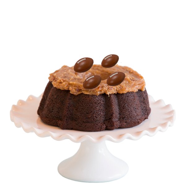 German Chocolate | Football Bundt Cake