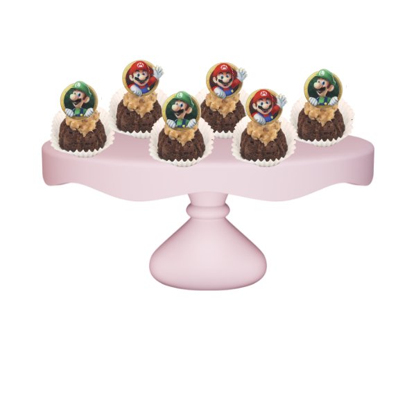 German Chocolate | Mario & Luigi Bitty Bundts