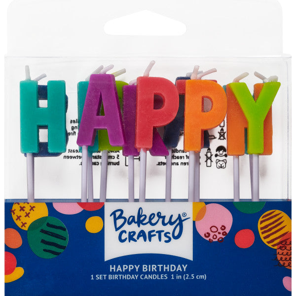 Candles | Neon Happy Birthday Letters