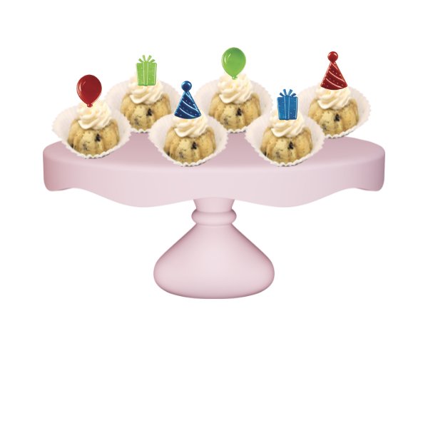 Lemon Blueberry Birthday Icons Bundtcake Bitty Bundts