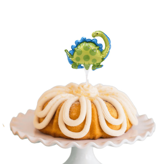 Lemon Blueberry Inflatable Stegosaurus Anagram® Bundt Cake