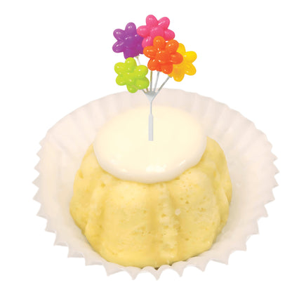 Lemon Squeeze Flower Shaped Balloon Cluster Bitty Bundts