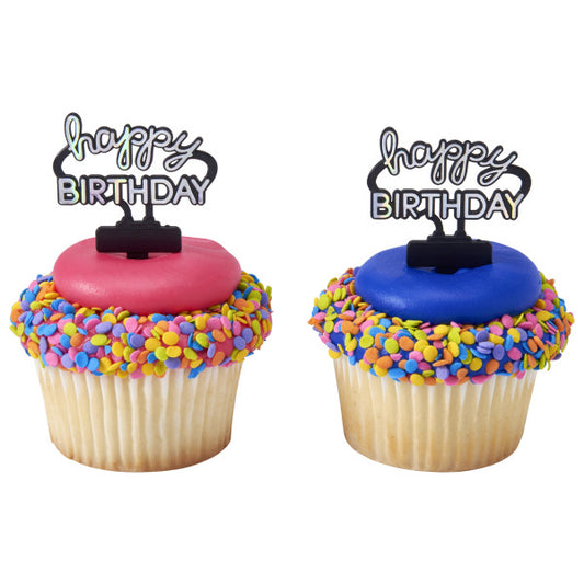 Cake Toppers | Birthday Neon Sign