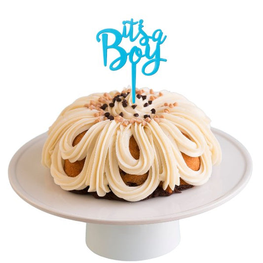 Peanut Butter Cup | "IT'S A BOY" Bundt Cake