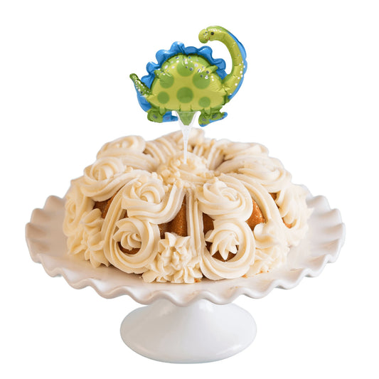 Raspberry Truffle Inflatable Stegosaurus Anagram® Bundt Cake