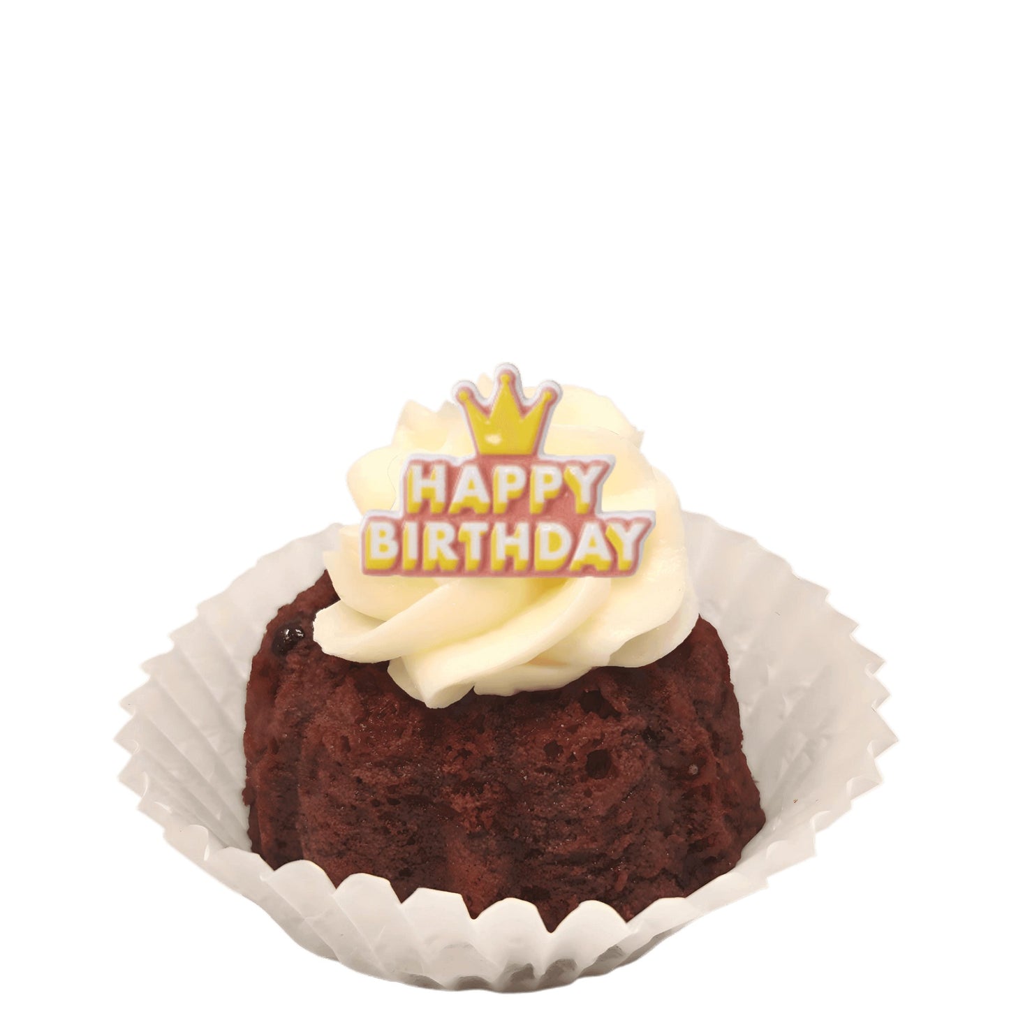 Red Velvet Birthday Crown Bitty Bundts