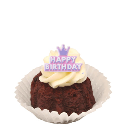 Red Velvet Birthday Crown Bitty Bundts