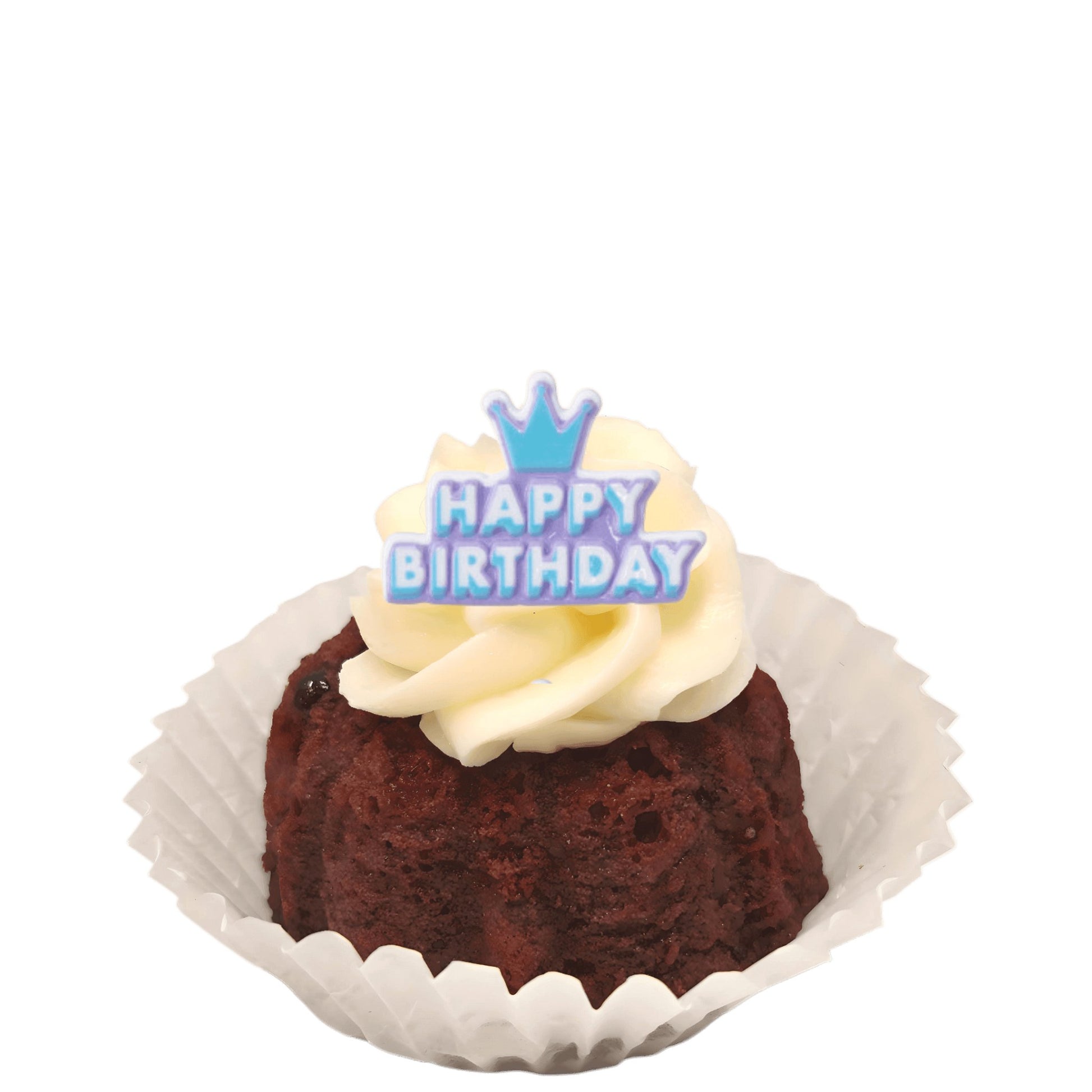 Red Velvet Birthday Crown Bitty Bundts