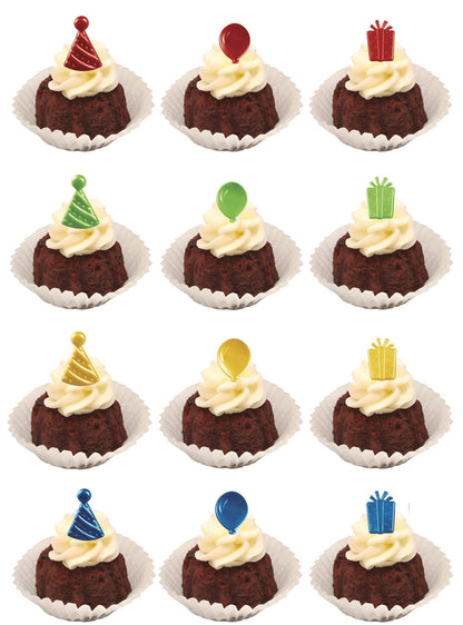 Red Velvet Birthday Icons Bundtcake Bitty Bundts