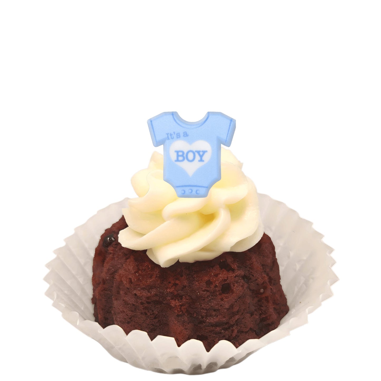 Red Velvet "It's a Boy" Bitty Bundts