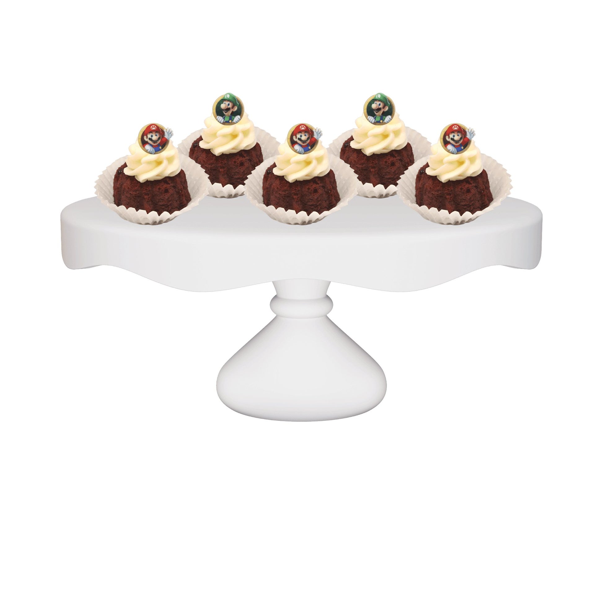 Red Velvet Mario & Luigi Bitty Bundts