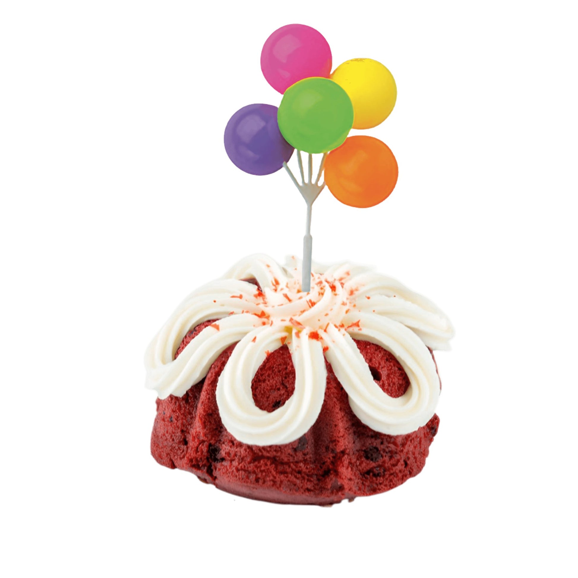 Red Velvet Neon Balloon Cluster Bundties