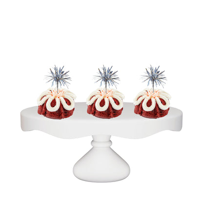 Red Velvet Silver Sparkler Bundties