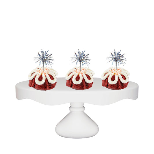 Red Velvet Silver Sparkler Bundties