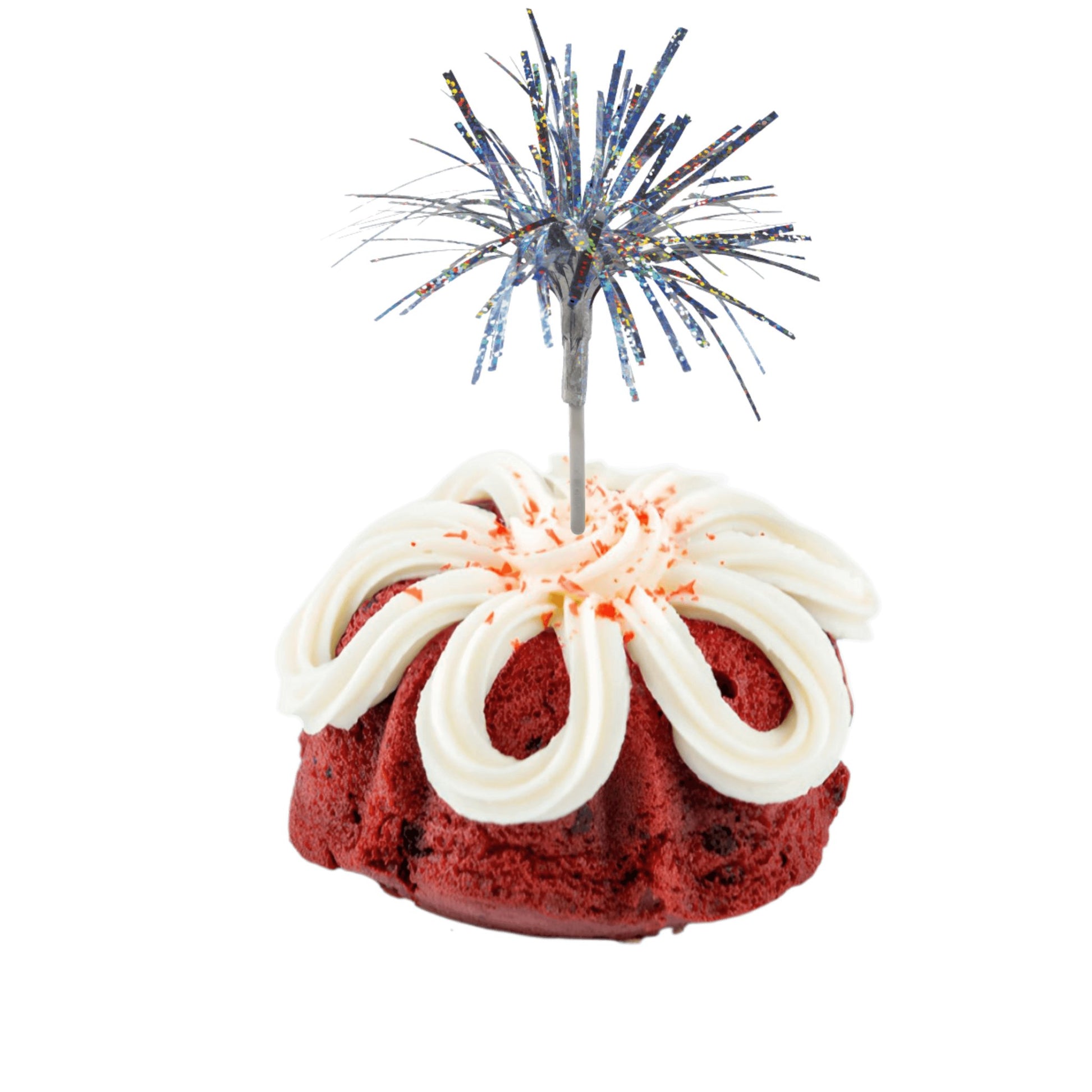 Red Velvet Silver Sparkler Bundties