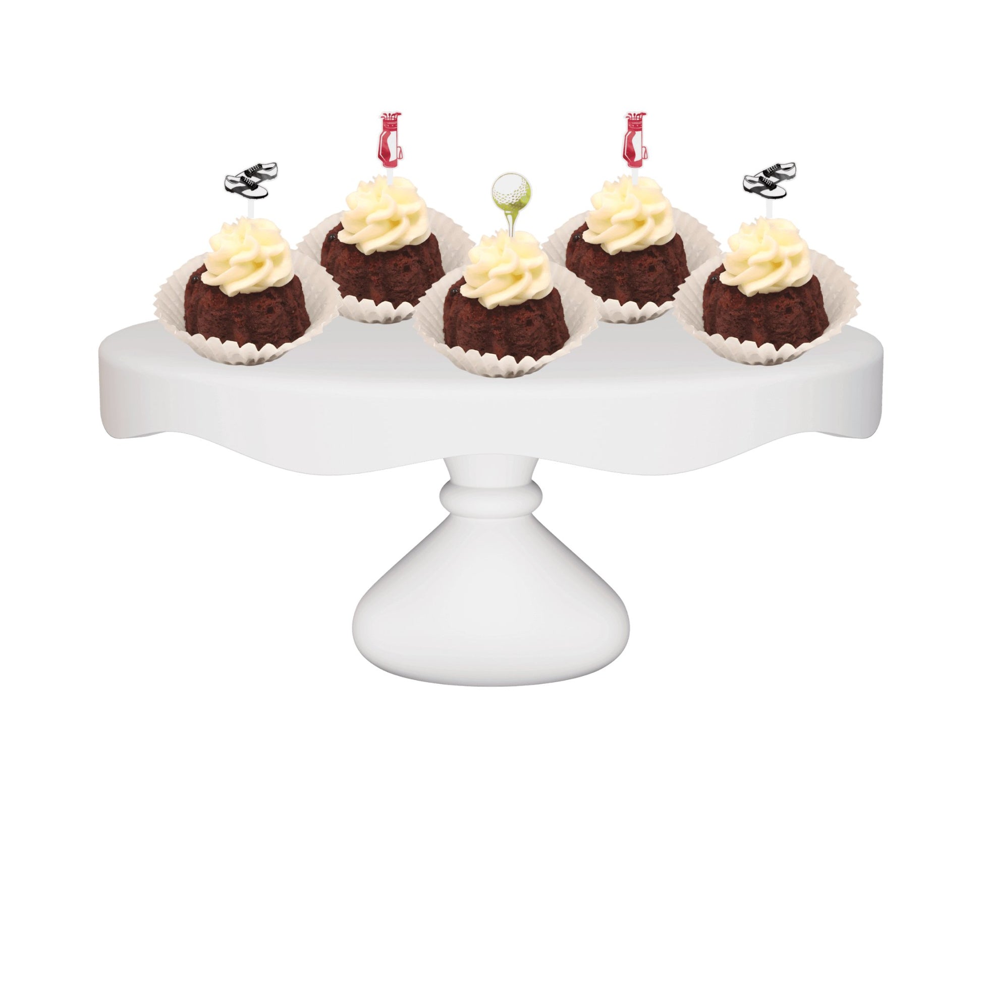 Red Velvet Sporty Golf Bitty Bundts