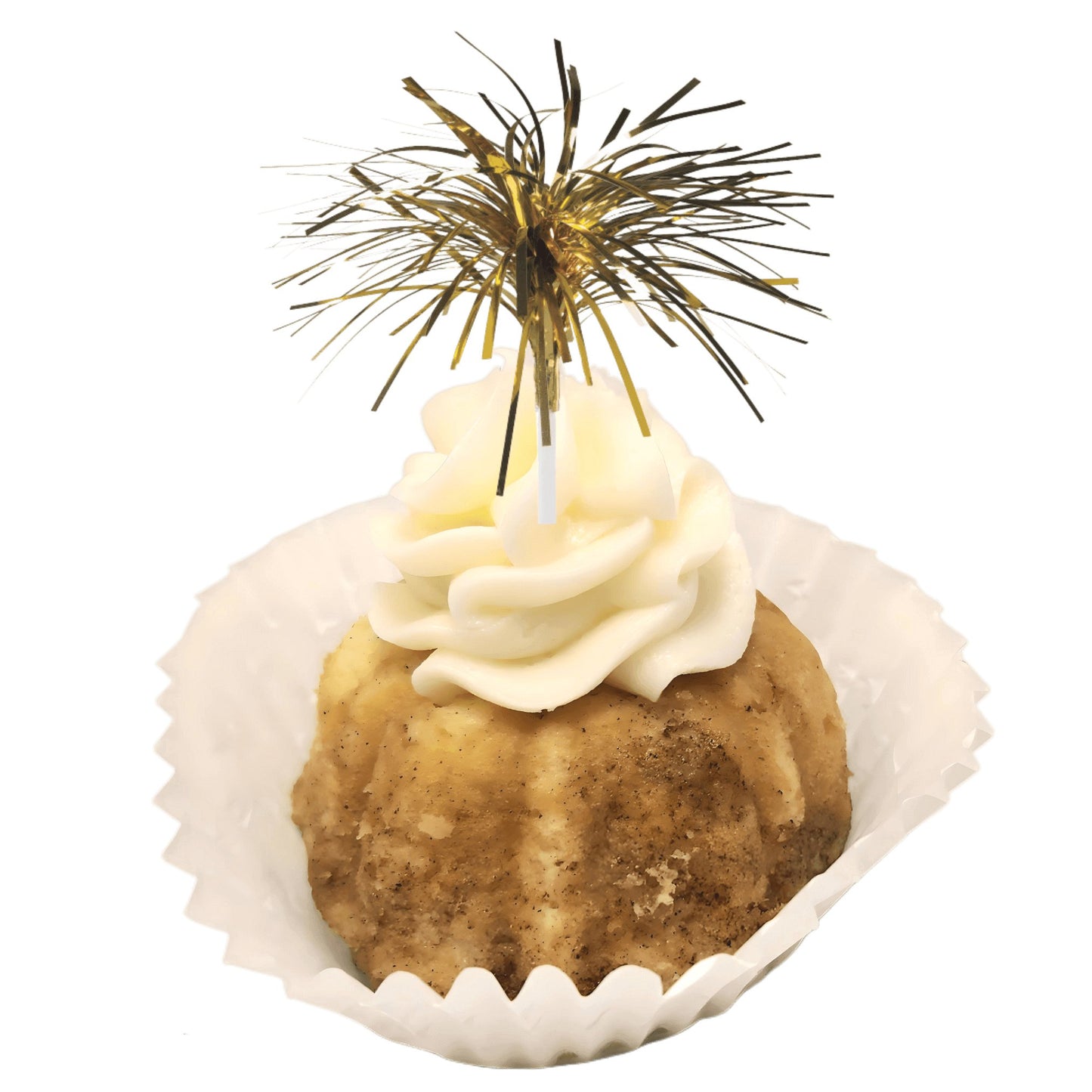 Snickerdoodle Gold Sparkler Bitty Bundts