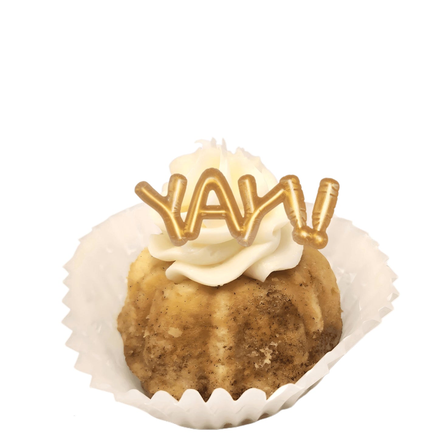 Snickerdoodle Mini Gold Balloons Bitty Bundts