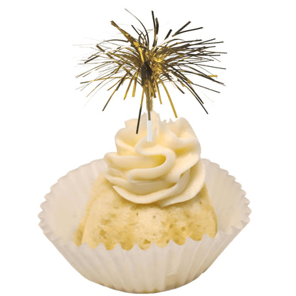 Vanilla Bean Gold Sparkler Bitty Bundts