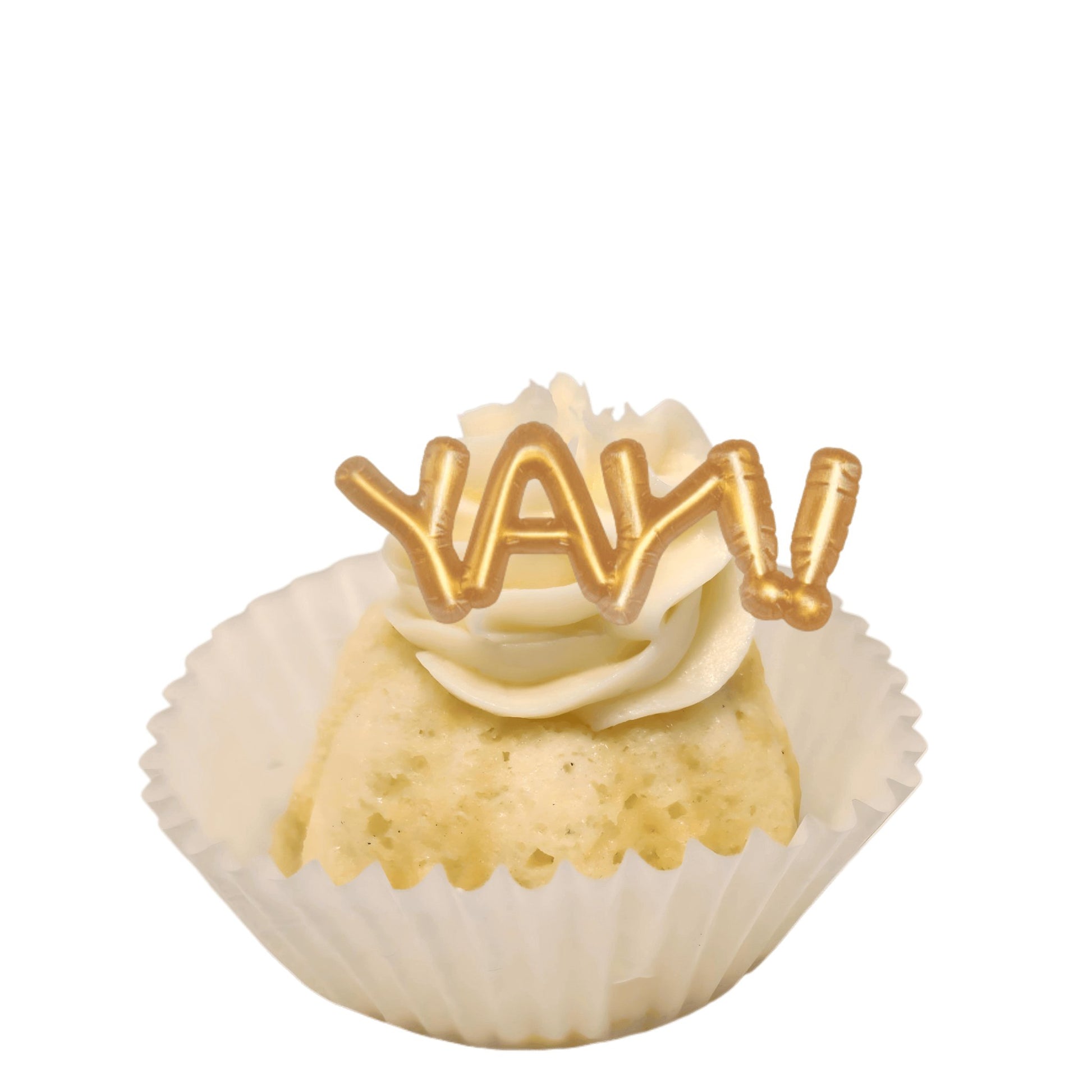 Vanilla Bean Mini Gold Balloons Bitty Bundts