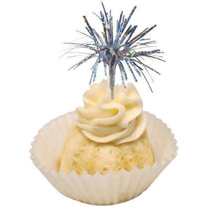 Vanilla Bean Silver Sparkler Bitty Bundts