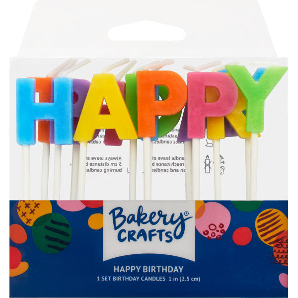 Candles | Bright Happy Birthday Letters